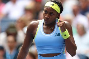 New York: Gauff nach Anlaufschwierigkeiten im Achtelfinale