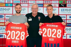 Heidenheim bindet Gimber und Beck bis 2028