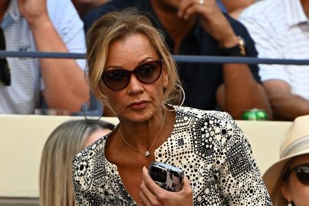 Vanessa Williams ist großer Tennis-Fan, wird nicht zum ersten Mal im Publikum gesehen.
