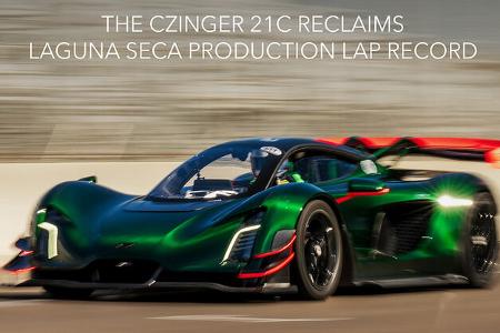 Czinger 21C High Downforce Hypercar Laguna Seca