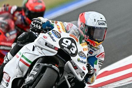 Bagnaia rückt bei Marquez-Sieg an Martin heran - Bradl 14. Bagnaia rückt bei Marquez-Sieg an Martin heran - Bradl 14.