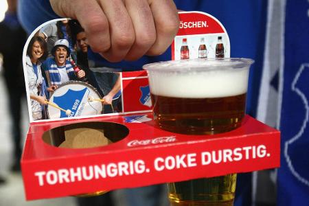 TSG Hoffenheim - 5,00 Euro für 0,5 L Bier - 4,20 Euro für eine Stadion-Wurst