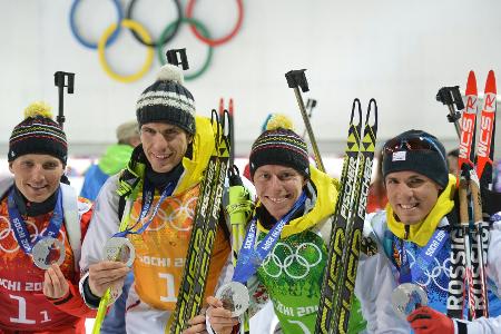 Einspruch abgewiesen: Deutschen Biathleten winkt Sotschi-Gold Einspruch abgewiesen: Deutschen Biathleten winkt Sotschi-Gold
