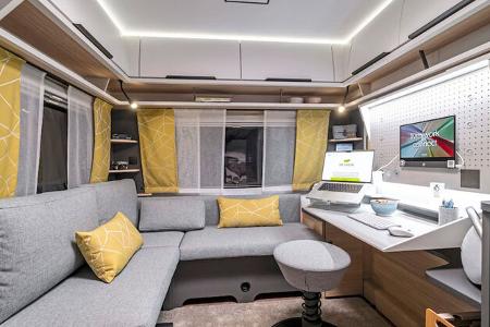 Business-Camping, Sitzecke