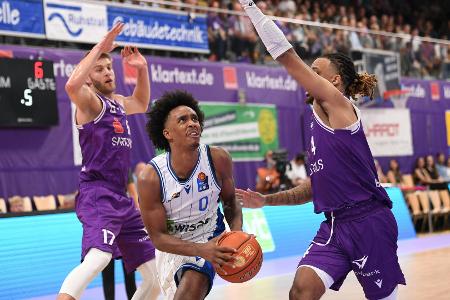 Starkes BBL-Comeback: Skyliners überzeugen in Göttingen Starkes BBL-Comeback: Skyliners überzeugen in Göttingen