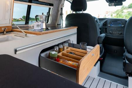 Campermeyer Vito (2025) Küchenschublade offen