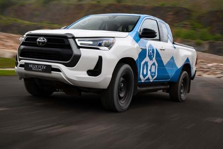  Toyota Hilux mit Wasserstoff-Brennstoffzelle