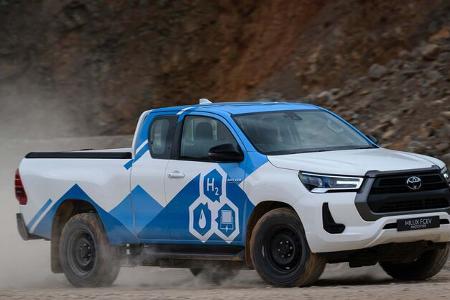  Toyota Hilux mit Wasserstoff-Brennstoffzelle