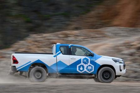 Toyota Hilux mit Wasserstoff-Brennstoffzelle