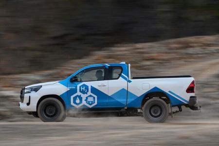  Toyota Hilux mit Wasserstoff-Brennstoffzelle
