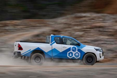  Toyota Hilux mit Wasserstoff-Brennstoffzelle