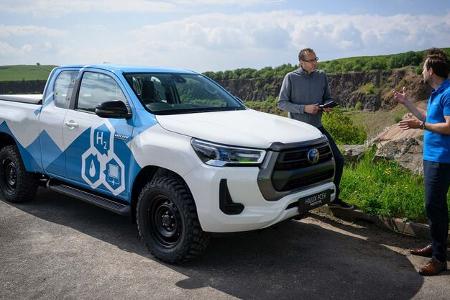  Toyota Hilux mit Wasserstoff-Brennstoffzelle