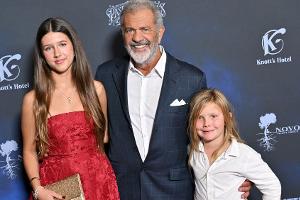 Seltener Auftritt: Mel Gibson zeigt sich mit zwei seiner neun Kinder