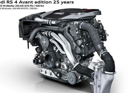 Audi V6 Motor im S5