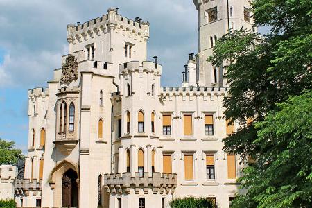 Camping Urlaub Böhmen Schloss