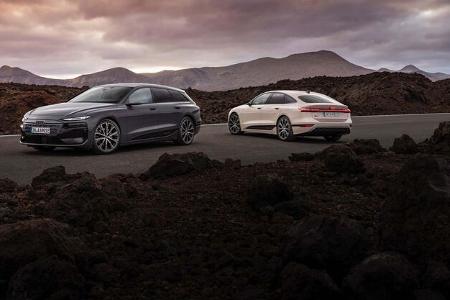 Audi A6 e-tron als Avant und Sportback auf der Premium Platform Electric (PPE).