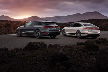 Audi A6 e-tron als Avant und Sportback auf der Premium Platform Electric (PPE).