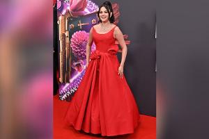 BFI London Film Festival: Selena Gomez strahlt in roter Traumrobe
