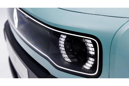 SPERRFRIST 14.10.24 9.30 Uhr Renault 4 E-Tech Electritc Neuvorstellung Studio