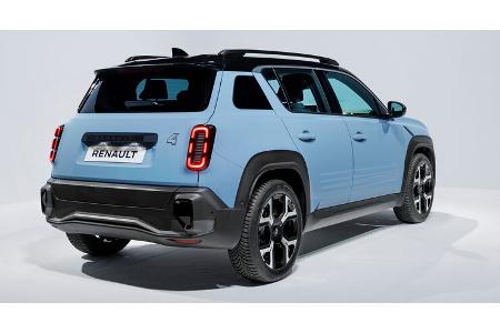SPERRFRIST 14.10.24 9.30 Uhr Renault 4 E-Tech Electritc Neuvorstellung Studio