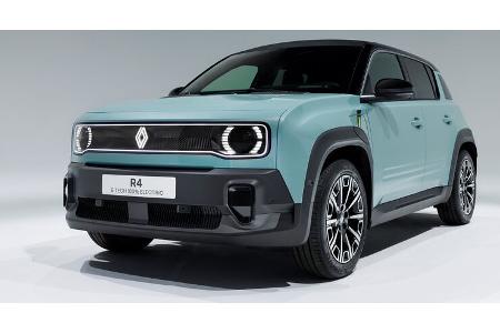 SPERRFRIST 14.10.24 9.30 Uhr Renault 4 E-Tech Electritc Neuvorstellung Studio
