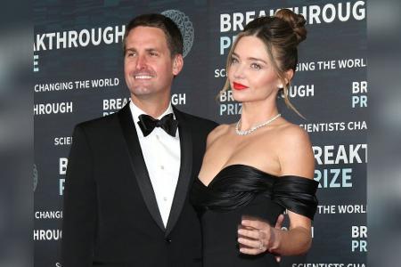 Evan Spiegel und Miranda Kerr