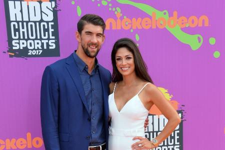 Michael Phelps und Nicole Johnson