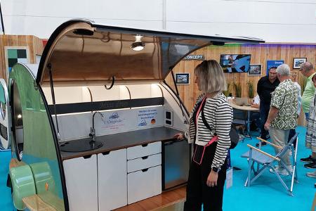 Mini-Wohnwagen Caravan Salon 2024