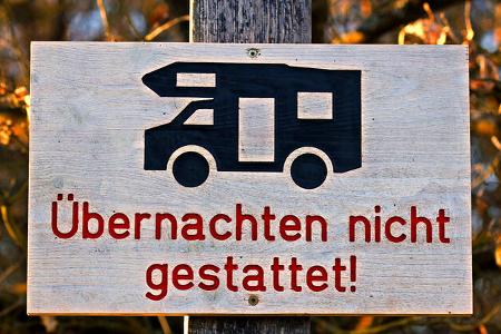 Übernachtung in Europa im Wohnmobil