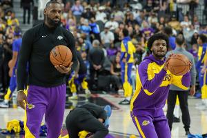 Traum-Premiere möglich: LeBron James und Sohn im Lakers-Kader