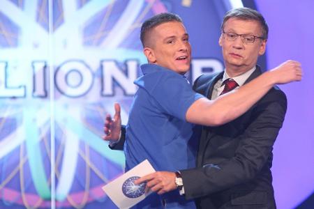 Aaron Troschke und Günther Jauch 2010
