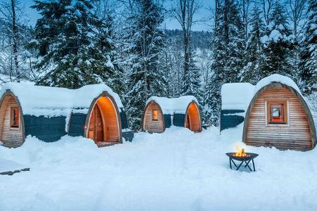 Glamping Resort Atzmänning mit Holz-Iglus, Schweiz Glamping Resort Atzmänning mit Holz-Iglus, Schweiz