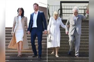 Wie Harry und Meghan: Charles und Camilla vor dem Opernhaus von Sydney