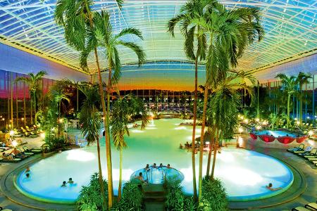 Abendstimmung in der Therme Bad Wörishofen.