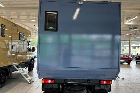 Wilde Expedition-Truck, Hinteransicht 