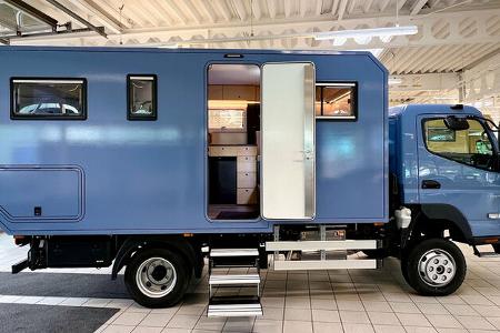 Wilde Expedition-Truck, Seitenansicht