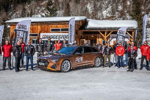 Winterfahrtraining von auto motor und sport und Bridgestone