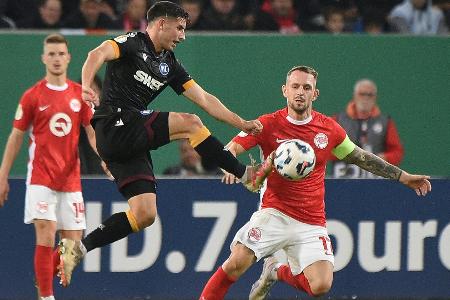 Karlsruhe ringt tapfere Offenbacher nieder Karlsruhe ringt tapfere Offenbacher nieder