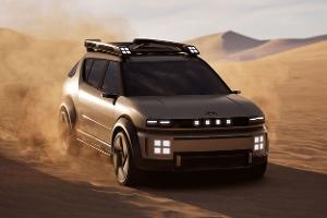 Brennstoffzellen-SUV im stahlharten Design