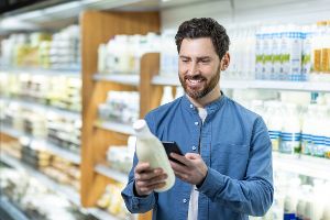 Handy erkennt Frische von ungeöffneter Milch