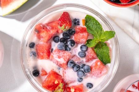 Koreanische Frucht-Bowl