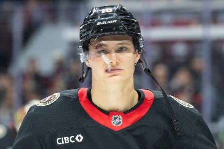 NHL: Zwei Assists von Stützle reichen nicht NHL: Zwei Assists von Stützle reichen nicht