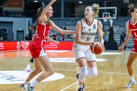Trotz personeller Sorgen: DBB-Frauen gewinnen gegen Tschechien Trotz personeller Sorgen: DBB-Frauen gewinnen gegen Tschechien