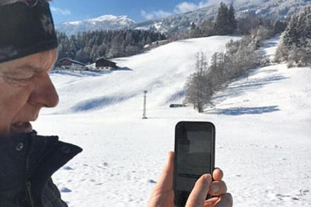 Schneewanderung im Zillertal