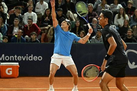 Forlan begeistert nach Debüt im Profitennis Forlan begeistert nach Debüt im Profitennis