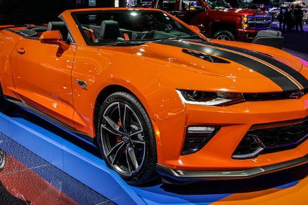 NAIAS 2018 Detroit Impressionen Auspuff Blende