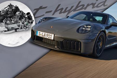Porsche 911 GTS t-hybrid Motor