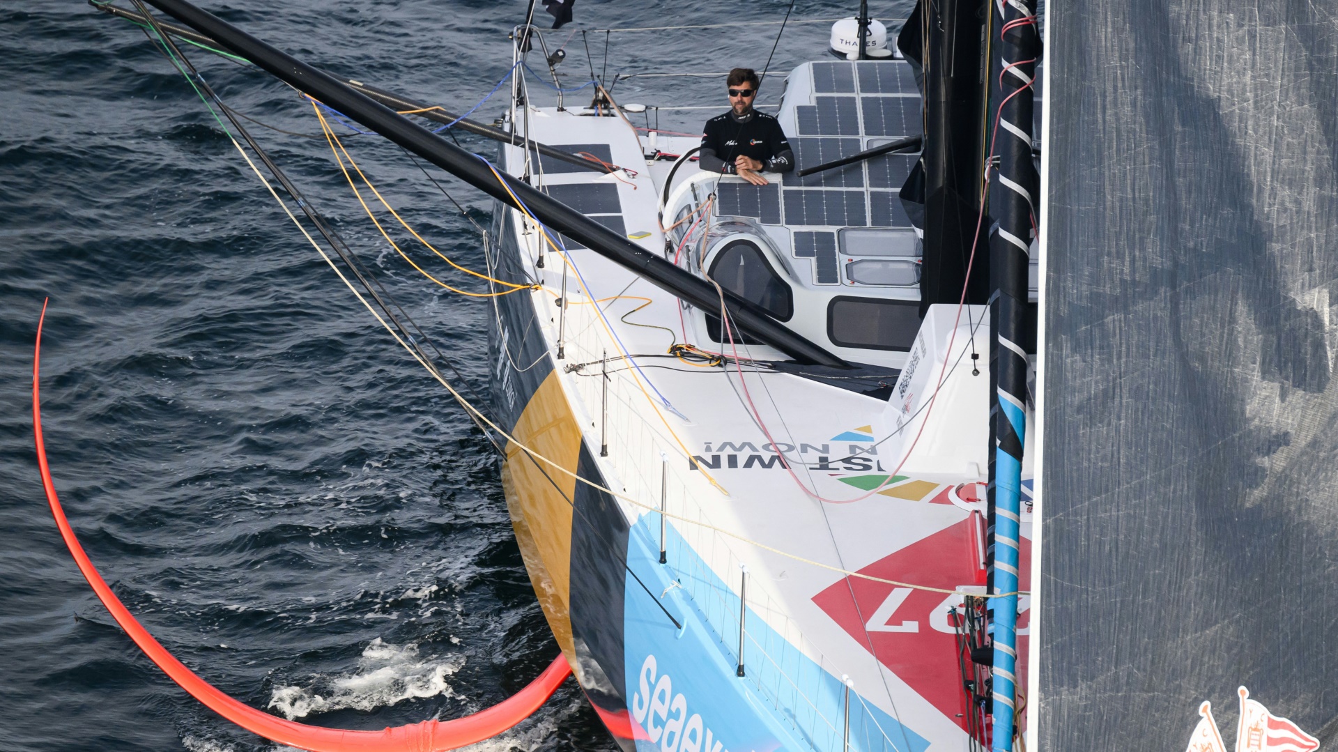 Vendee Globe Herrmann zurückgefallen Franzose Le Cam vorn