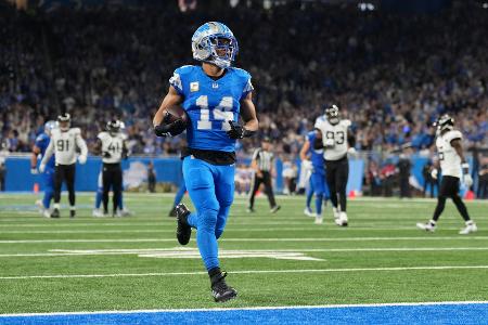 St. Brown baut Serie mit Touchdowns aus - Lions dominieren