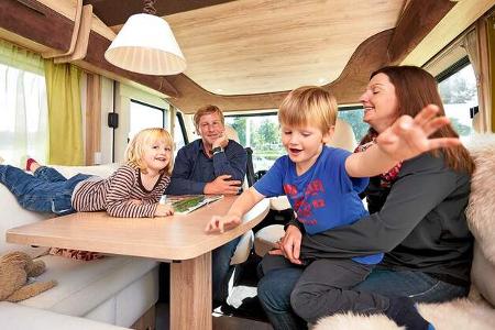 Gemütliche Sitzgruppe für die ganze Familie.